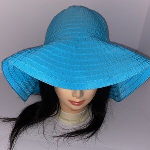 Cappelli Straworld Fun Unisex Shell Bucket Hat Light Blue Size OS